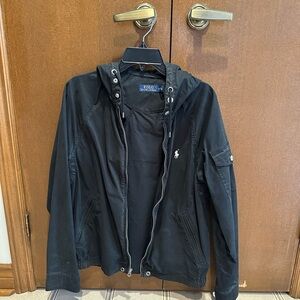 Ralph Lauren Black Lightweight Hooded Jacket